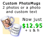 Custom PhotoMug Sale - now just $12.95